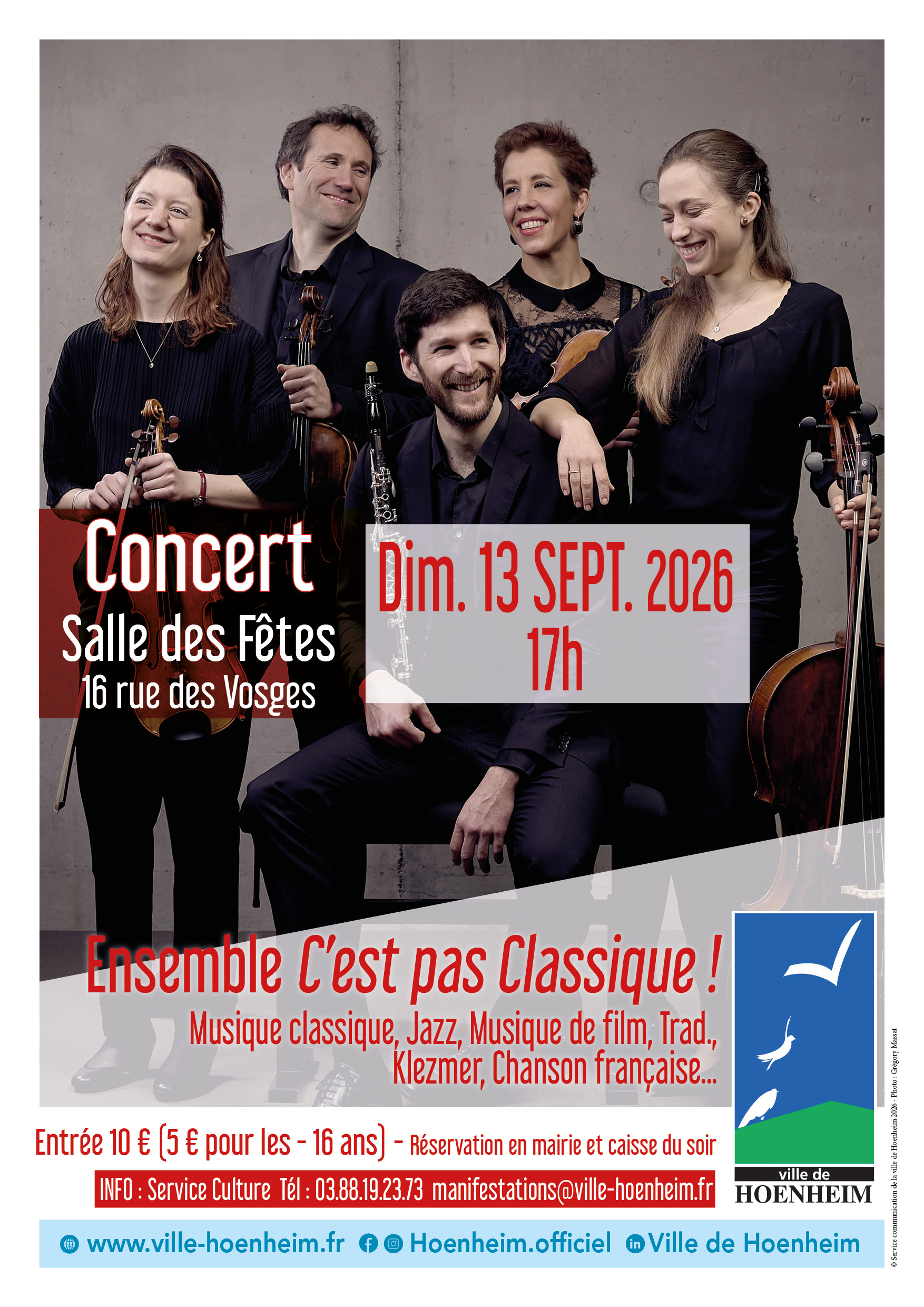 Concert de l’ensemble C’est pas Classique !