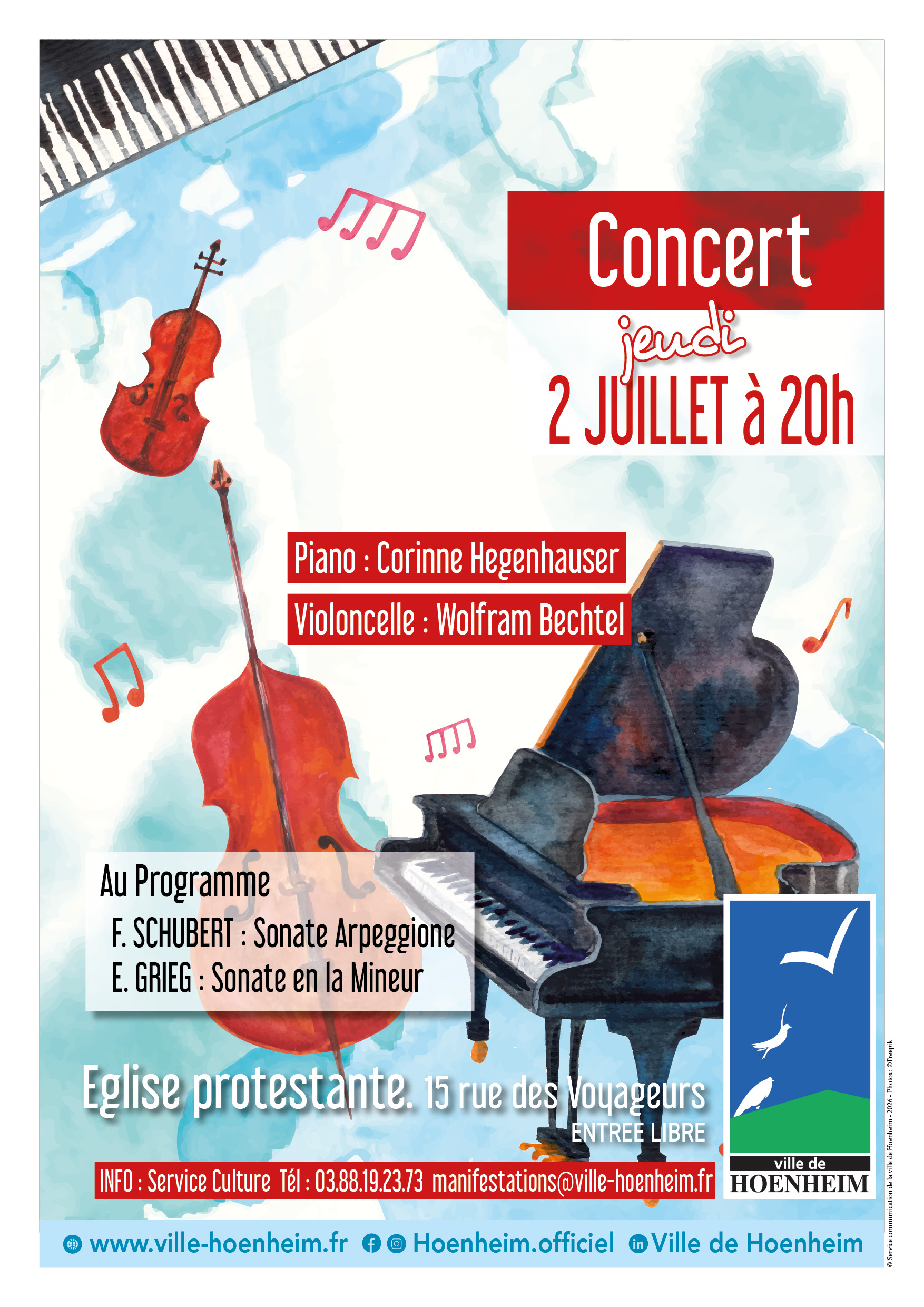 Concert piano et violoncelle